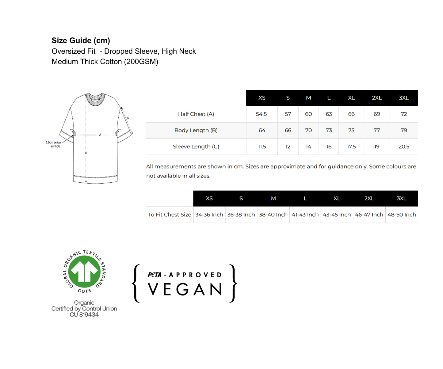 RISK APPETITE Oversized High Neck T-Shirt